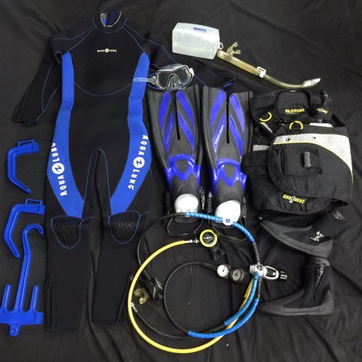 アクアラング タイタン オクトパス ABS レギュレーター 他 ウェットスーツ BCジャケット 等 ダイビング用品 まとめ
